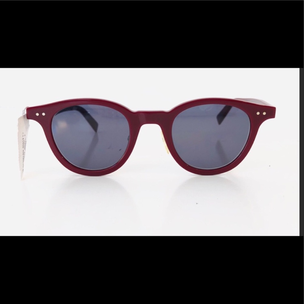 Celine Acetate round sunglasses in Mroon
